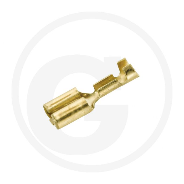 HELLA Verdeelstekkers 6,3x0,8 mm Messing Verzinkt Met vergrendelingslipje