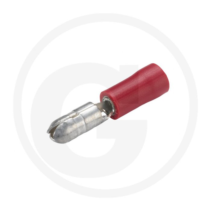 HELLA Penstekkers (rood, Ø: 4 mm, voor kabels van 0,5 - 1 mm²)