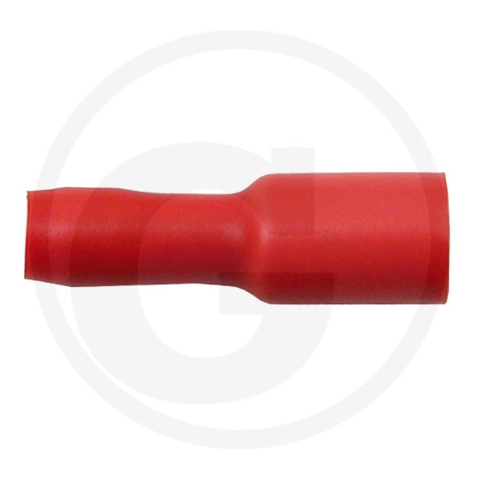 Rondstekkerhulzen (rood, Ø: 4 mm, voor kabels van 0,5 - 1 mm²)