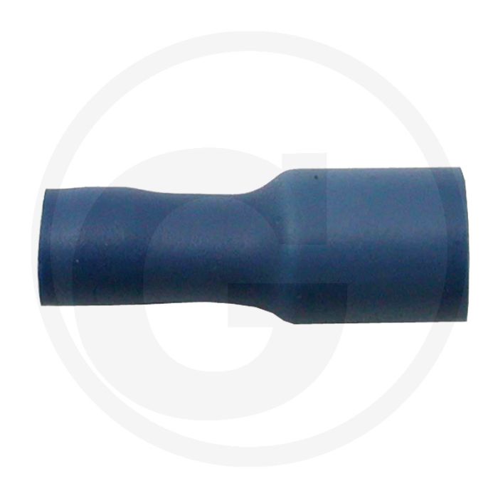 Rondstekkerhulzen (blauw, Ø: 5 mm, voor kabels van 1,5 - 2,5 mm²  Blisterverpakking)