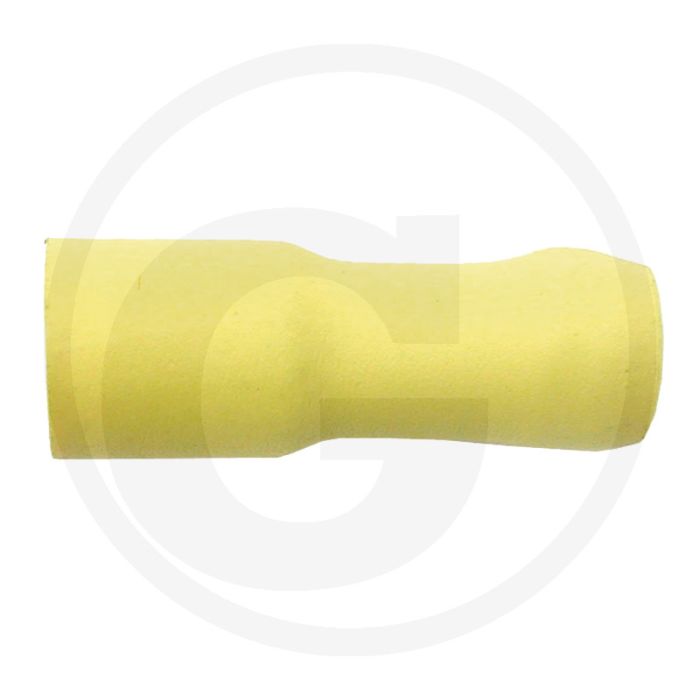 Rondstekkerhulzen (geel, Ø: 5 mm, voor kabels van 4 - 6 mm²)