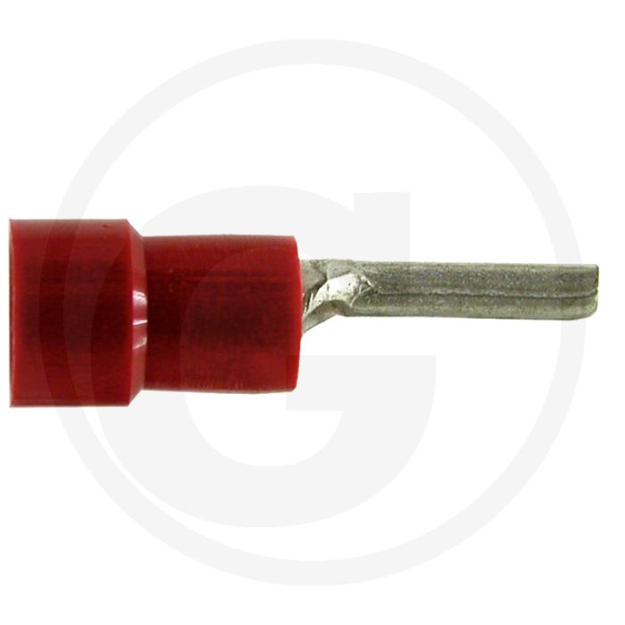 Penstekker Rood voor kabels 0,5-1,0 mm²
