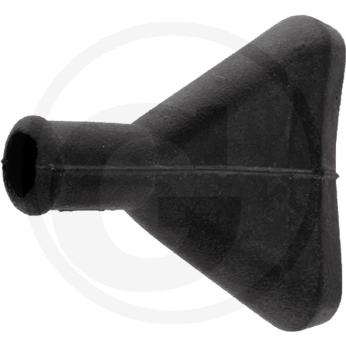 Beschermkap zwart PVC voor kabel-Ø 7 mm