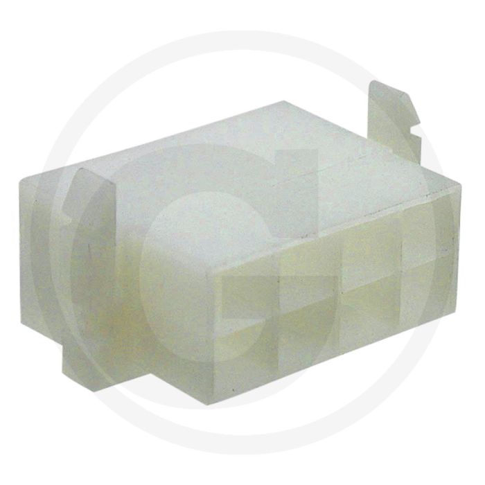 Stekkerhuis 8-polig vlakstekker 6,3 mm