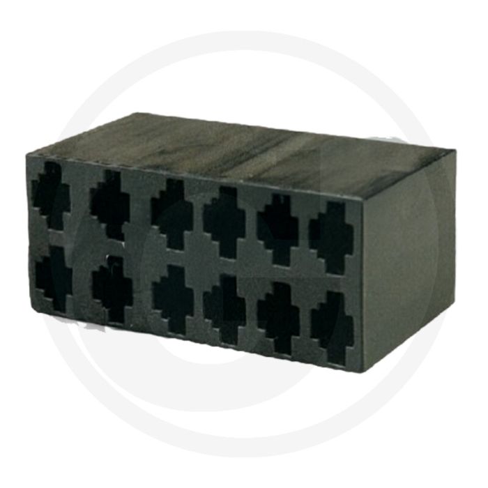 Cobo Anschlussstecker 12-polig 12/24V 6,35mm