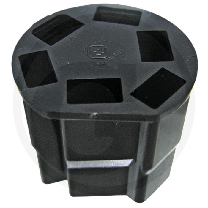 Stekkerhuis 6-polig 6,3 mm vlakstekker