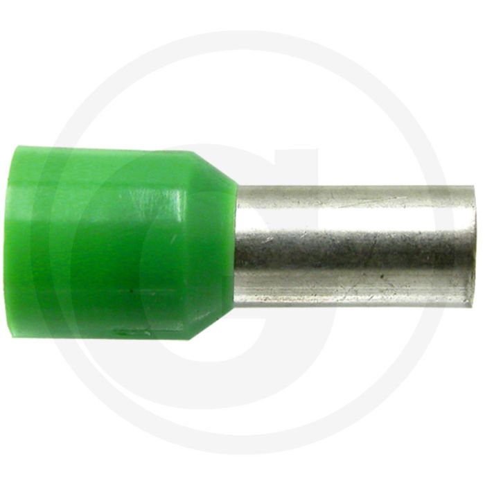 Kabeleindhulzen (groen, voor kabel: 16 mm²)