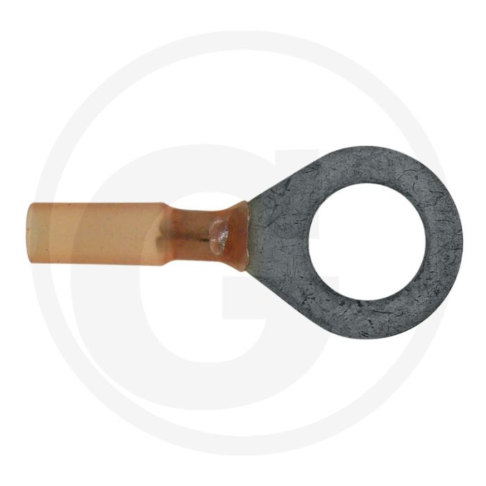 Oogkabelschoentjes 0,5-1,5 mm² Ø4 Rood Geïsoleerd DIN46234