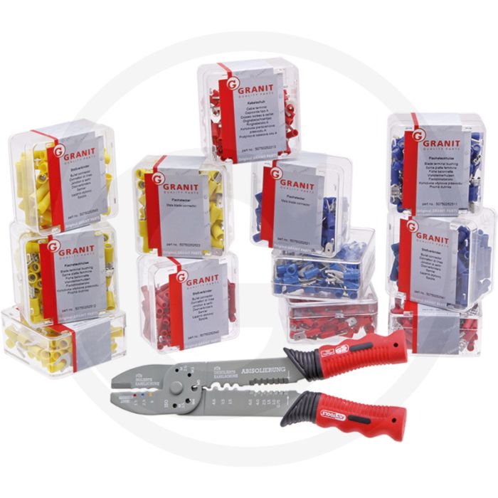 Kabelverbinderset (1150-delig, incl. KS Tools Multifunctionele krimptang) Kabelverbinderset (1150-delig, incl. KS Tools Multifunctionele krimptang)