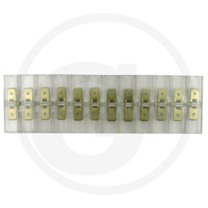 Kabelverbinder 12-polig Flachstecker 6,3 mm