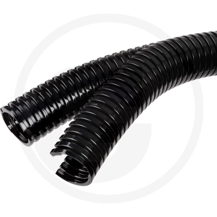 Flexibele buis Zwart Polyamide 6 Ø43,2mm Ø32,5mm Rollengte 25m Tweedelig