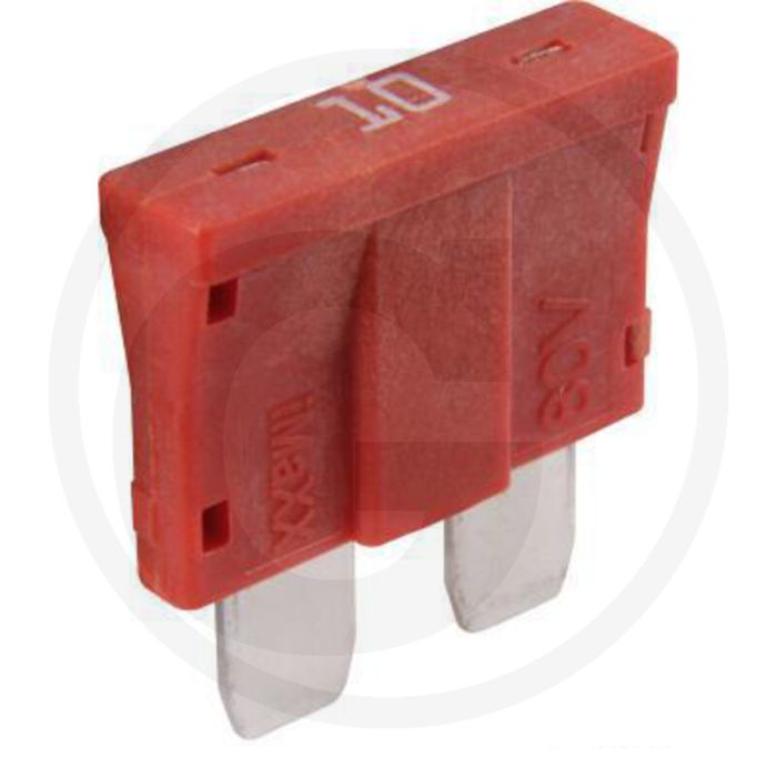 Steekzekeringen, standaard (80 volt maximaal / 10 A | rood | VPE 1)