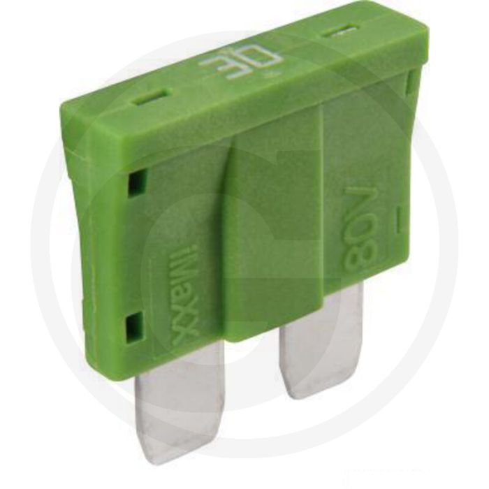 Steekzekeringen, standaard (80 volt maximaal / 30 A | groen | VPE 1)