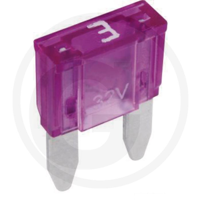 Steekzekeringen, Mini (32 volt maximaal / 3 A | paars | VPE 1)