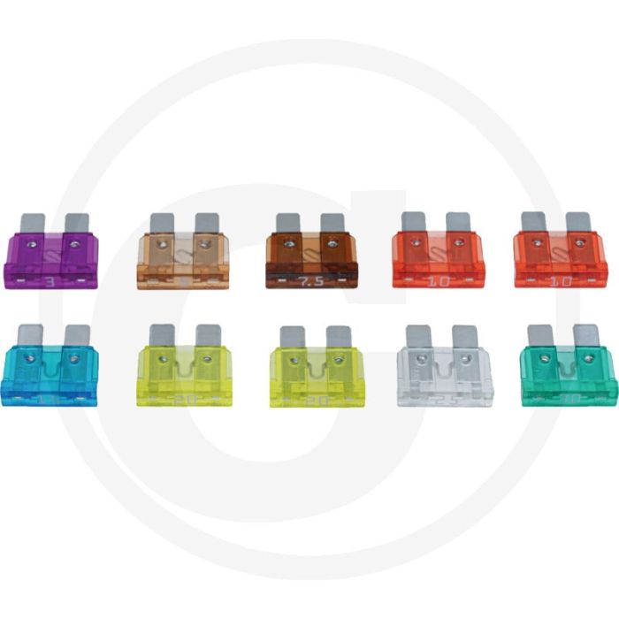 Steekzekeringen, standaard (3 - 30 A | 10-delig assortiment)