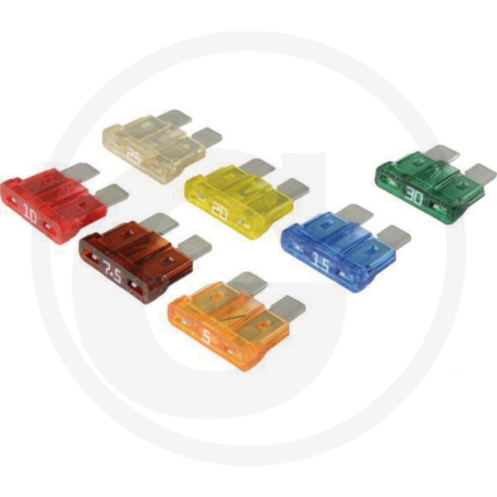 Steekzekeringen, standaard (32 volt maximaal / 5 - 30 A | 7-delig assortiment)
