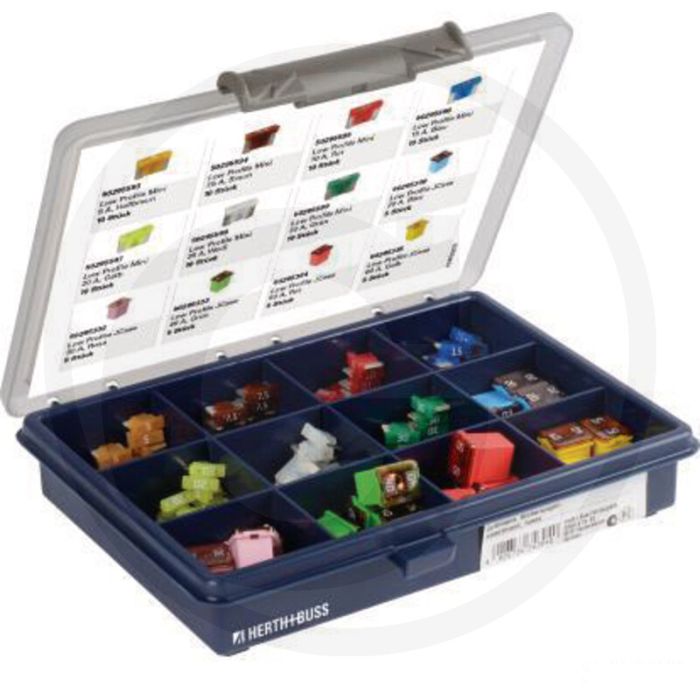 Assortiment zekeringen (Mini, blok)