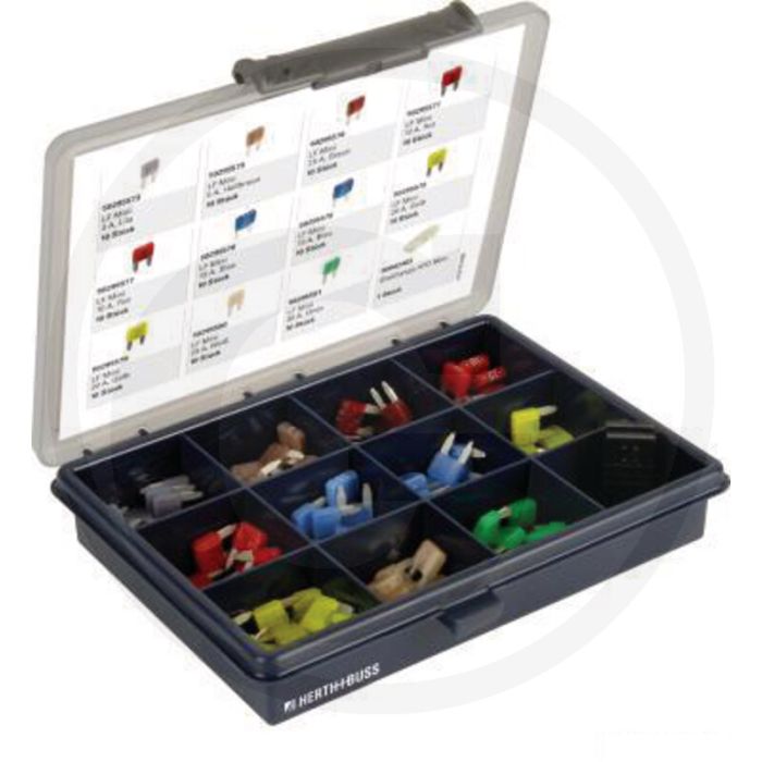 Steekzekeringen, Mini (111-delig assortiment)
