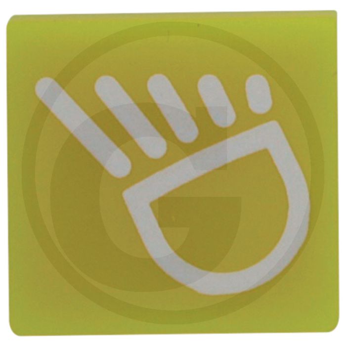 Symbool (Werklampen achter)