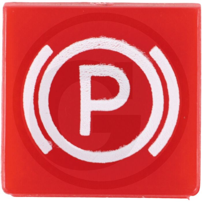 HELLA Symbool Parkbremse Rot