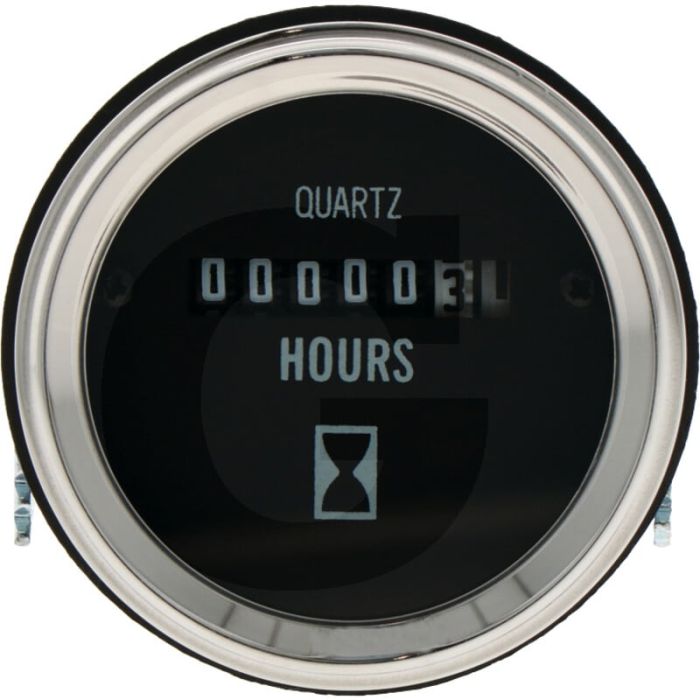 Bedrijfsurenteller (12 / 24 volt, analoog)