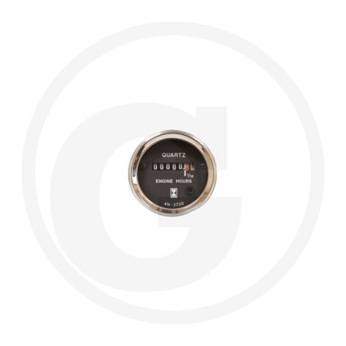 Betriebsstundenzähler 10-28V Ø52mm Schwarz ABS/Polycarbonat