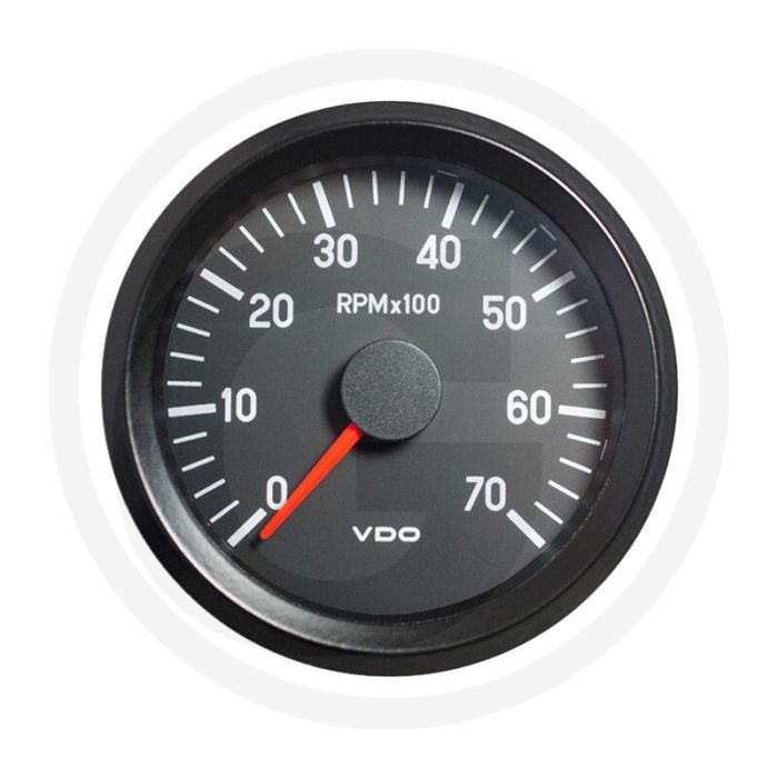 VDO Drehzahlmesser 7.000 RPM 80mm 12V Schwarz Cockpit International IP64