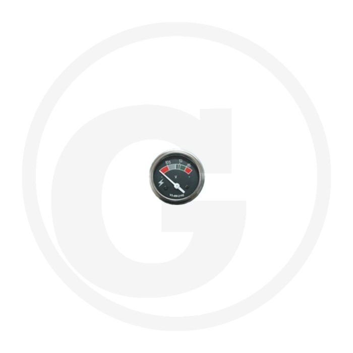 Voltmeter 52mm 8-18V Schwarz
