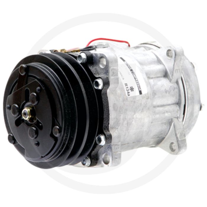 AKS-Dasis Aircocompressor 12V R134a Ø125mm 2-Groef