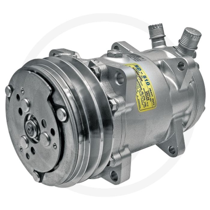 AKS-Dasis Aircocompressor 12V R134a Poelie Ø132mm 2-groeven