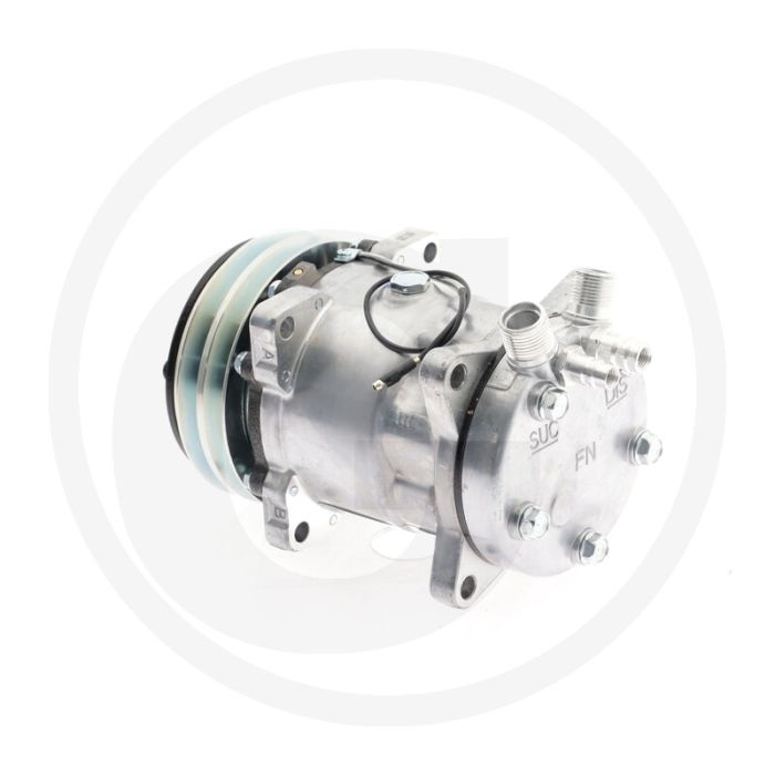 AKS-Dasis Aircocompressor 12V R134a Poelie 132mm 2-Groeven