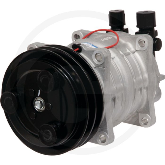 Aircocompressor 12V R134a PAG46 Ø135mm 2-Groeven