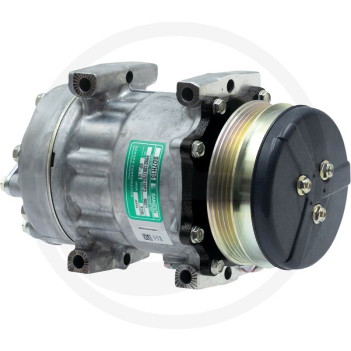 SANDEN airco 12V R134a Ø112mm 4-groeven