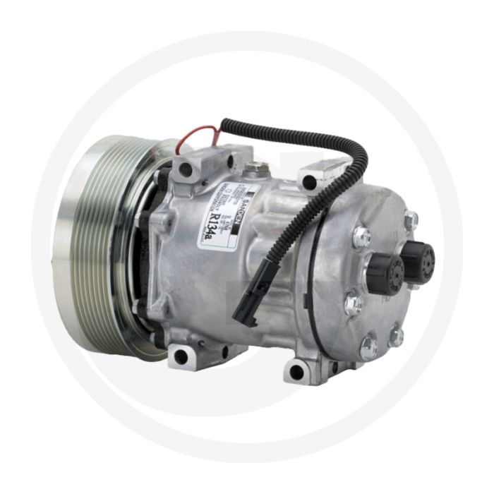 SANDEN airco 12V R134a 8-groeven poelie Ø152mm