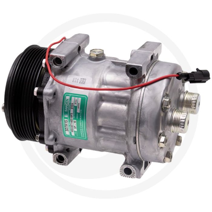 SANDEN airco SD7H15-8124 12V Ø119mm PV8 groeven R134a