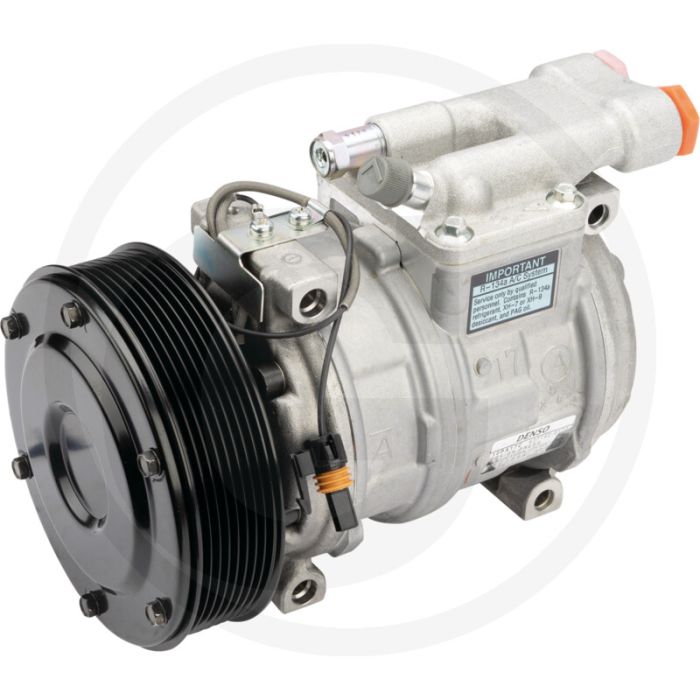 Denso Aircocompressor 12V R134a Poelie 140mm 8-groeven