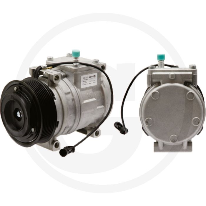 MAHLE airco compressor 12V R134a 10PA15C Ø120mm 8-groeven