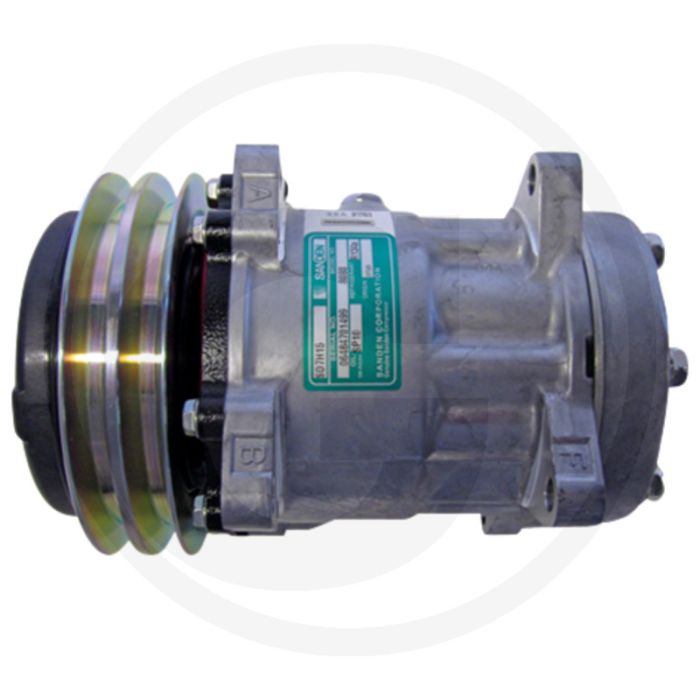 MAHLE Aircocompressor 12V R134a Ø140mm 2-groeven