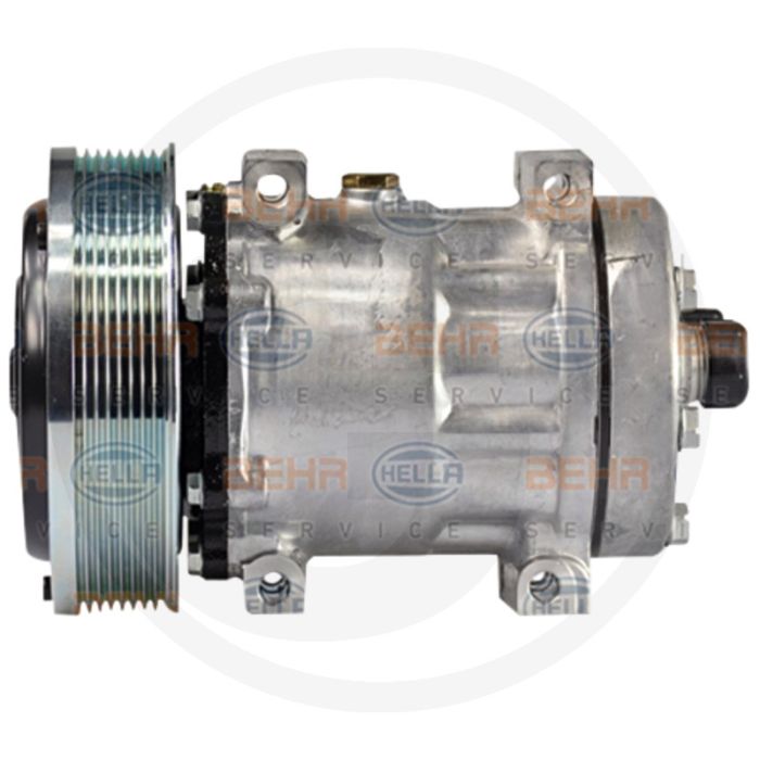 MAHLE Aircocompressor 12V R134a Poelie Ø152mm 8-groeven