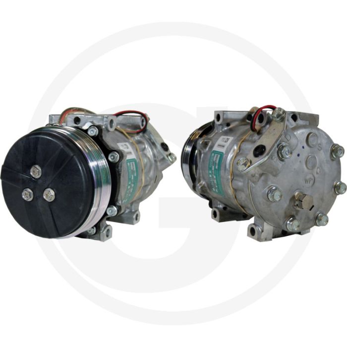 SANDEN Aircocompressor 12V R134a Poelie Ø119mm 4-groeven