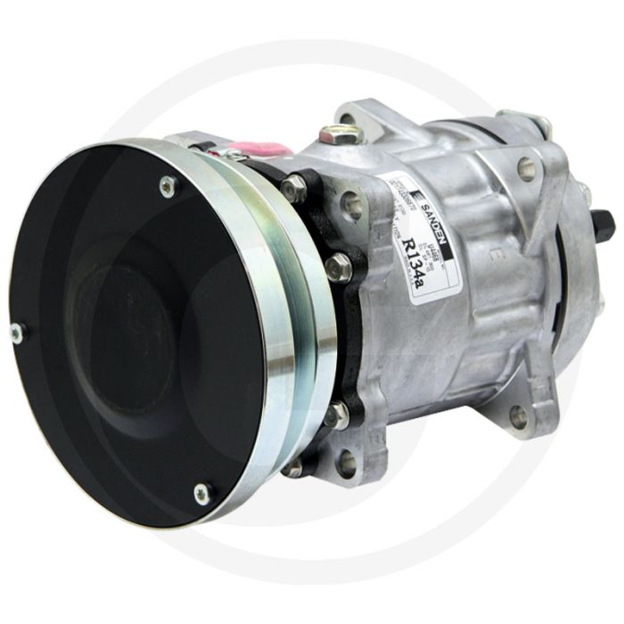 Aircocompressor 24V R134a PAG46 Ø138mm 1-groef
