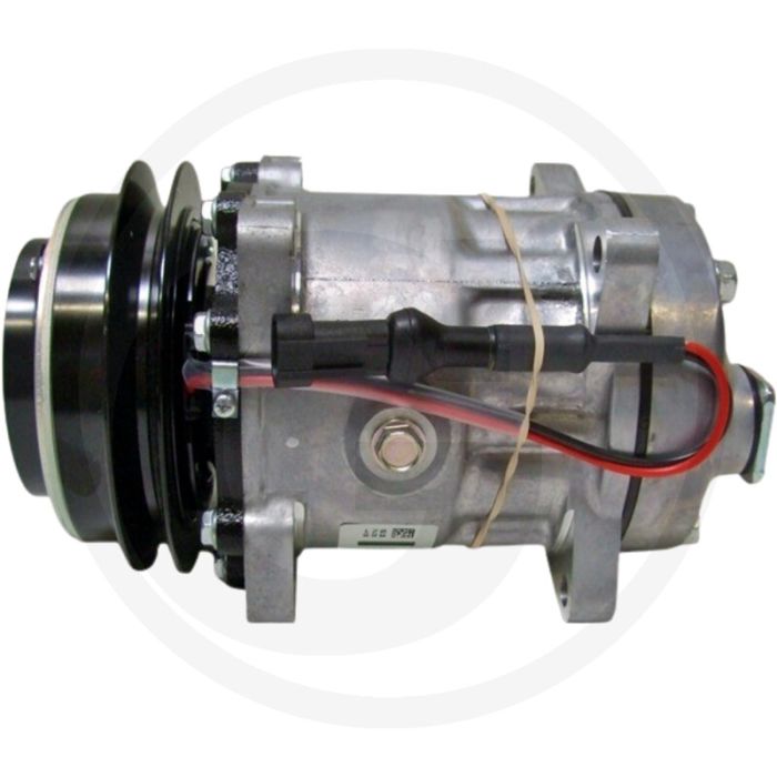 MAHLE Aircocompressor 24V R134a PAG46 Ø132mm 1-groef H/PAD