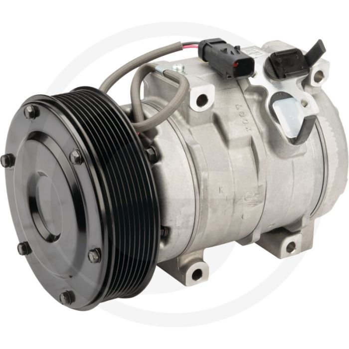 Denso Aircocompressor 24V R134a Poelie 140mm 8-groeven