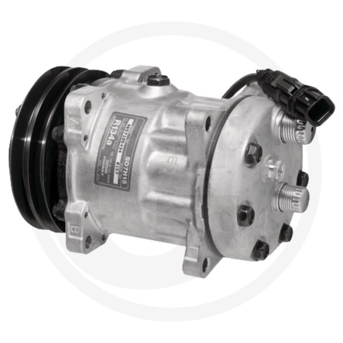 MAHLE Aircocompressor 24V R134a PAG46 Poelie 132mm 2-groeven