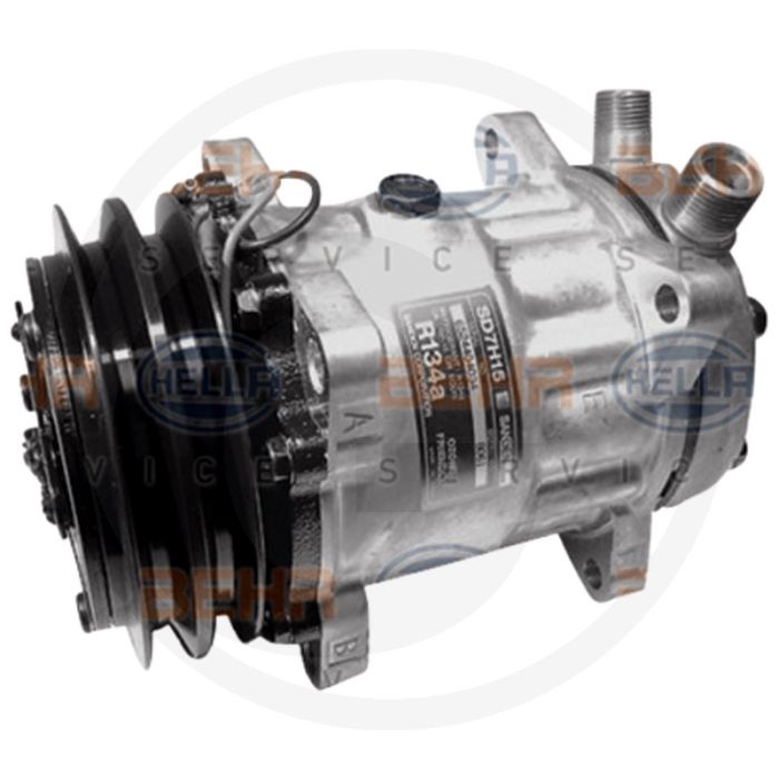 MAHLE Aircocompressor 24V R134a Poelie 132mm 2-groeven