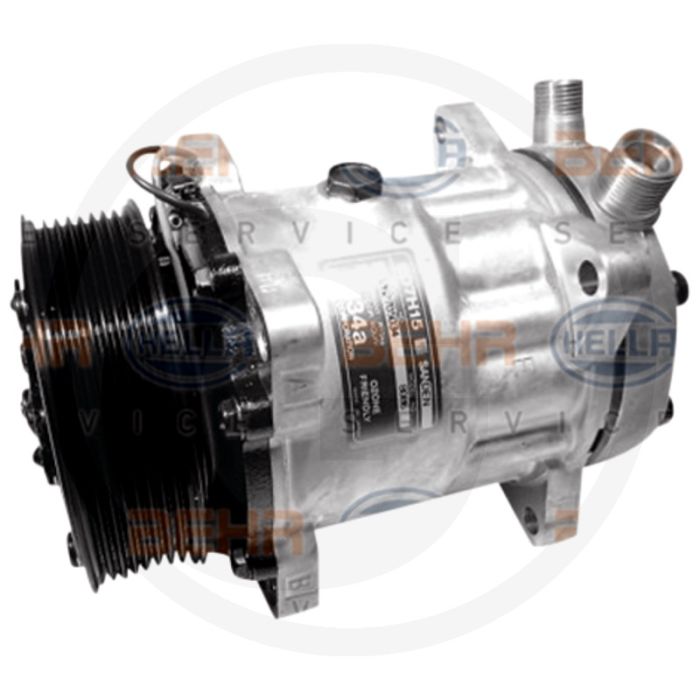 MAHLE Aircocompressor 24V R134a 8-groeven Ø119mm