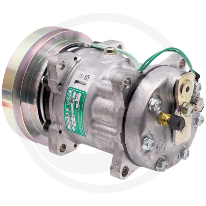 SANDEN Aircocompressor 24V R134a Poelie 152mm 1-groef
