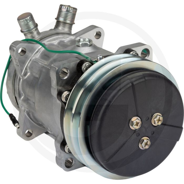SANDEN Klimakompressor 24V R134a Ø132mm 2-groeven