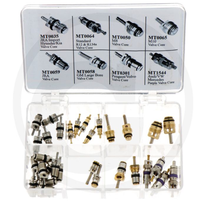 AKS-Dasis Schraderklep assortiment – 8-delig ventielenset