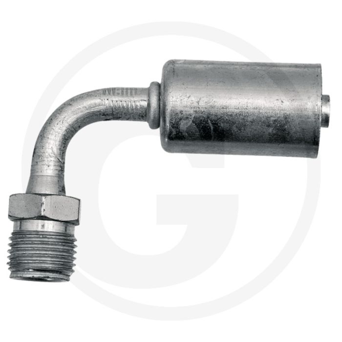 WAECO Koppeling 90° Gr.6 DN8 5/8"-18UNF Aluminium